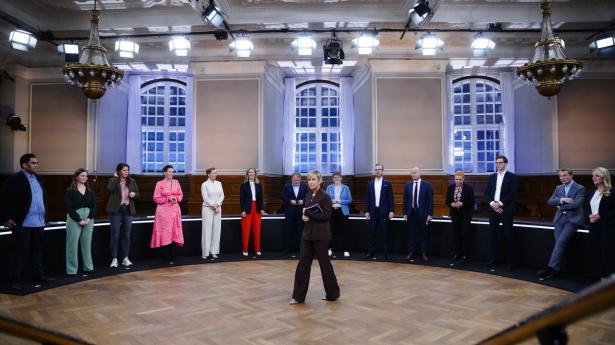 Partilederdebatten i Fællessalen på Christiansborg, mandag den 31. oktober 2022.