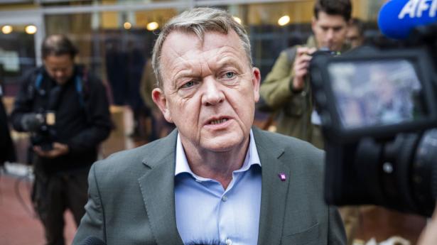 Lars Løkke Rasmussen fra Moderaterne stemte på Nyboder Skole i København. Foto: Martin Sylvest/ Ritzau Scanpix 2022