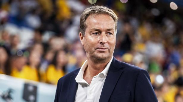 Kasper Hjulmand måtte se sit hold tabe 0-1 til Australien og ryge ud af VM. Foto: Mads Claus Rasmussen/Ritzau Scanpix
