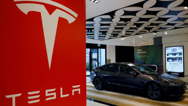 Tesla-aktien stiger onsdag efter flere dages nedtur. Arkivfoto: Edgar Su/Reuters/Ritzau Scanpix