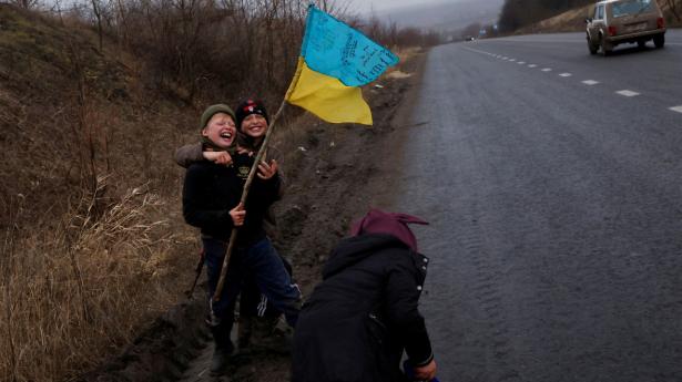 Rusland invaderede Ukraine den 24. februar 2022, men ukrainerne har fortsat stor opbakning fra den danske befolkning – særligt sammenlignet med andre EU-lande. Foto: Clodagh Kilcoyne/Reuters/Ritzau Scanpix