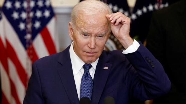 Præsident Biden risikerer et voldsomt slagsmål om USA’s gældsloft, som også ramte den demokratiske forgænger Barack Obama i 2011. Foto: Evelyn Hockstein/Reuters/Ritzau Scanpix