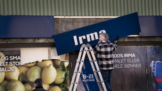 Fra otte kæder til tre med blandt andet Irma som offer er et af hovedtrækkene i Coops nye strategi, der er søsat for at overkomme økonomisk krise. Arkivfoto: Liselotte Sabroe/Ritzau Scanpix