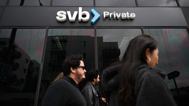 For et par uger siden overtog myndighederne i USA den problemramte Silicon Valley Bank. Foto: Patrick T. Fallon/AFP/Ritzau Scanpix