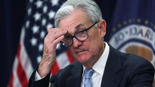 Chefen for den amerikanske centralbank, Jerome Powell, har måske leveret sin sidste renteforhøjelse i 2023. Rentetoppen er i hvert fald tæt på, spår Danske Bank-analytiker. Foto: Leah Millis/Reuters/Ritzau Scanpix