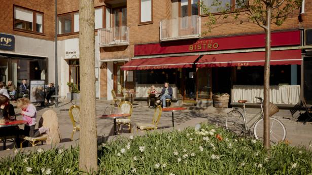 Gentofte Bistro er indrettet i en tidligere sushi restaurant.