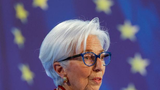 ECB-præsident Christine Lagarde annoncerer torsdag konklusionerne på bankens seneste rentemøde, og med dagens danske valutareservetal venter Nordea, at Danmark matcher en rentebevægelse fra ECB en til en. Arkivfoto: Heiko Becker/Reuters/Ritzau Scanpix