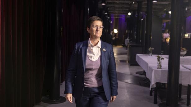 Julia Hoggett var i Danmark for at modtage Womenomics Global Impact Award. Til dagligt leder hun London Stock Exchanges 25.000 medarbejdere. Foto: Simon Fals