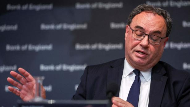 Andrew Bailey står i spidsen for den britiske centralbank. Han ventes at hæve renten igen til juni. Arkivfoto: Henry Nicholls/AFP/Ritzau Scanpix