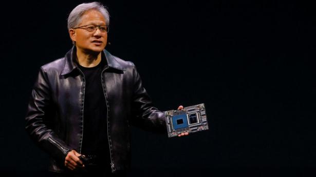 Topchef i Nvidia Jensen Huang kunne onsdag aften atter præsentere et regnskab, hvor Nvidia bragede gennem forventningerne. Arkivfoto: Ann Wang/Reuters/Ritzau Scanpix