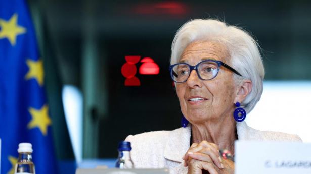 Økonomerne og investorerne forventer, at ECB-chefen Christine Lagarde vil levere et nyt rentehop på 0,25 procentpoint torsdag. 
Arkivfoto: Kenzo Tribouillard/AFP/Ritzau Scanpix