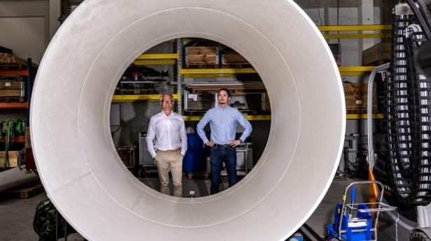 AI-løsninger skal fremover testes i stor stil i Danmark, hos bl.a. Force Technology, hvor Henrik Hassing (t.v.) er technical vice president for strategi og innovation, og Niels Jeppesen er seniorspecialist. Foto: Simon Fals