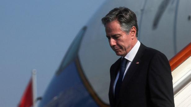 Antony Blinken, den amerikanske udenrigsminister, ankom til Beijing søndag. Foto: Leah Millis/Reuters/Ritzau Scanpix