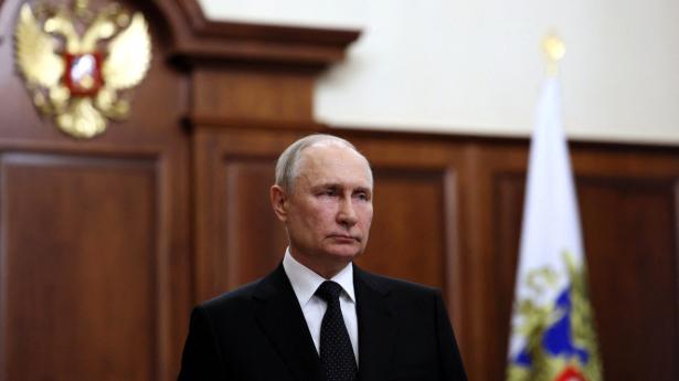 Putin reagerer nu for første gang på meldingerne om Prigozjins flystyrt. Arkivfoto: Sputnik/Reuters/Ritzau Scanpix