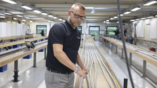 Mads Nychel er direktør for Senmatic på Fyn. Det har han været siden begyndelsen af 2022. Kina er et vigtigt marked for virksomheden. Foto: Maria Fonfara