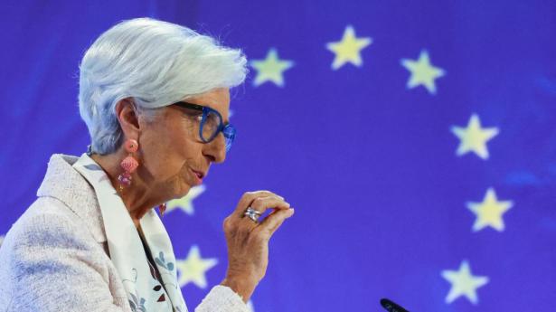 Chefen for Den Europæiske Centralbank (ECB), Christine Lagarde, har onsdag fået friske inflationstal fra både Spanien og Tyskland. Arkivfoto: Kai Pfaffenbach/Reuters/Ritzau Scanpix