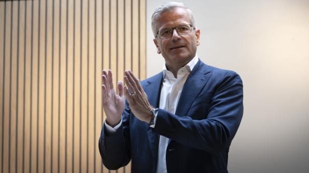 Vincent Clerc overtog posten som adm. direktør i Mærsk i januar efter rekordoverskuddet i 2022. Siden er indtjeningen dykket markant. Arkivfoto: Thomas Traasdahl/Ritzau Scanpix