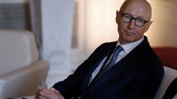 Her ses Novo Nordisks topchef Lars Fruergaard Jørgensen ved et tidligere besøg på Versailles i Frankrig. Arkivfoto: Ludovic Marin/Reuters/Ritzau Scanpix