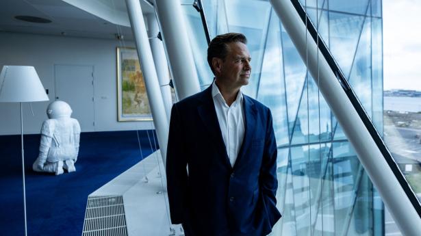 Saxo Bank-topchef Kim Fournais, vil understrege over for både politikere, konkurrenter og medier, at man er klar til at konkurrere. Arkivfoto: Simon Fals