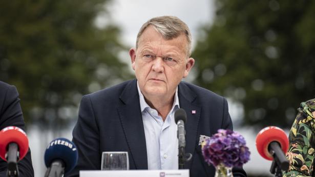 Lars Løkke Rasmussen (M) og Moderaterne holdt sommergruppemøde i Helsingør tirsdag. 
Foto: Emil Nicolai Helms/Ritzau Scanpix
