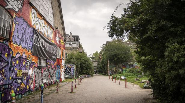 Danske Bank og Nordea valgte at lukke sine hæveautomater tæt på Christiania i starten af september. Arkivfoto. Mads Claus Rasmussen/Ritzau Scanpix