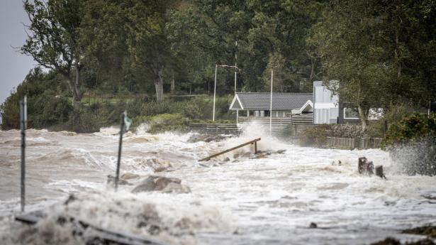 Stormfloden i oktober er blevet spået til at blive den dyreste nogensinde. Arkivfoto: Mads Claus Rasmussen/Ritzau Scanpix