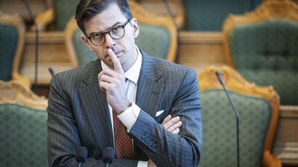 Alex Vanopslagh, formand for Liberal Alliance, vil ikke afvise, at Pernille Vermund kan blive en del af partiet, efter at hun onsdag formiddag har meddelt, at Nye Borgerlige bliver opløst. Arkivfoto: Thomas Traasdahl/Ritzau Scanpix