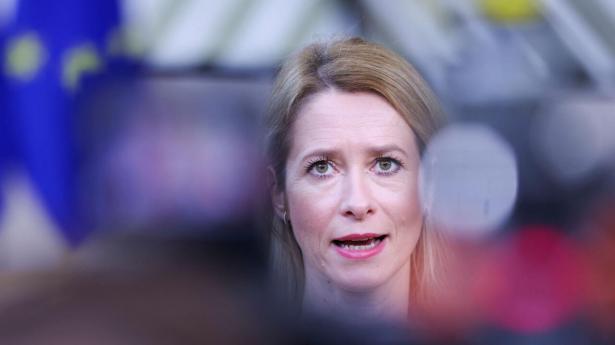 Estland premierminister, Kaja Kallas, taler om Rusland “skyggekrig” på europæisk jord. Her fra et EU-topmøde i Bruxelles. Arkivfoto: Johanna Geron/Reuters/Ritzau Scanpix