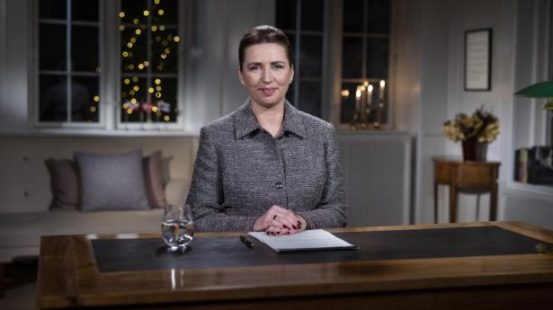 Statsminister Mette Frederiksen (S) kalder kronprinsen en mand med et særligt nærvær. Foto: Nikolai Linares/Ritzau Scanpix