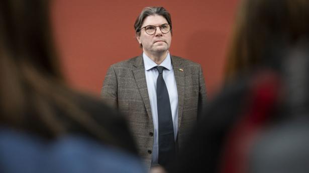 Folketingsmedlem Mads Fuglede forlod tirsdag Venstre til fordel for Danmarksdemokraterne. Foto: Mads Claus Rasmussen/Ritzau Scanpix