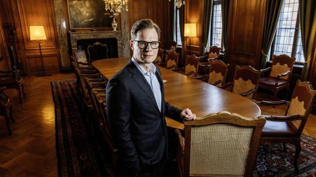 Danske Banks adm. direktør Carsten Egeriis flytter i disse dage fra Holmens Kanal til Postbyen i København. Arkivfoto: Søren Bidstrup/Ritzau Scanpix