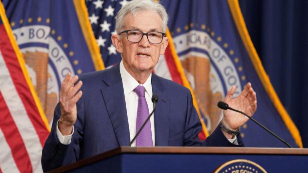 Jerome Powell står i spidsen for den amerikanske centralbank, Federal Reserve. I den kommende uge er der rentemøde i centralbanken. Arkivfoto: Kevin Lamarque/Reuters/Ritzau Scanpix