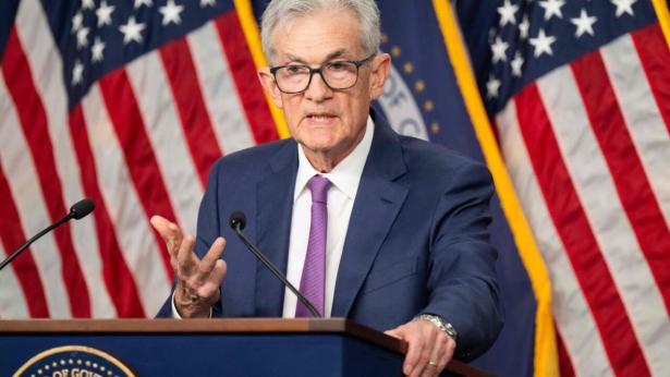 Formand i den amerikanske centralbank Jerome Powell indikerede onsdag, at renterne ville være højere i længere tid på bagkant af en række varmere end ventet inflationsmålinger. Arkivfoto: Saul Loeb/AFP/Ritzau Scanpix