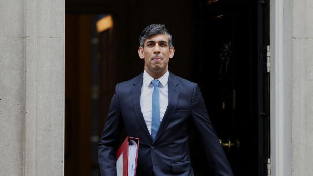 Storbritanniens premierminister, Rishi Sunak, vil allerede 4. juli denne sommer udskrive valg. Foto: Hollie Adams/Reuters/Ritzau Scanpix