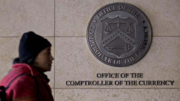 Det amerikanske banktilsyn tillader nu betalinger med særlige former for kryptovalutaer. Arkivfoto: Andrew Harrer/Bloomberg