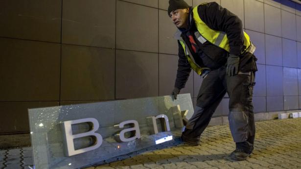 Danske Banks estiske filial blev i 2019 lukket af myndighederne grundet hvidvaskskandalen. Arkivfoto: Peti Kollanyi/Bloomberg