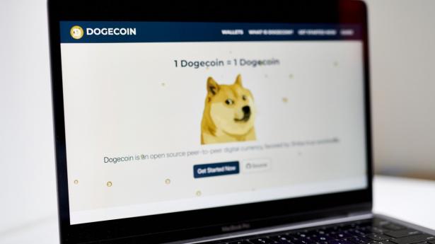Kryptovalutaen Dogecoin opstod som en vittighed, men er nu en af verdens mest værdifulde digitale valutaer. Arkivfoto: Gabby Jones/Bloomberg