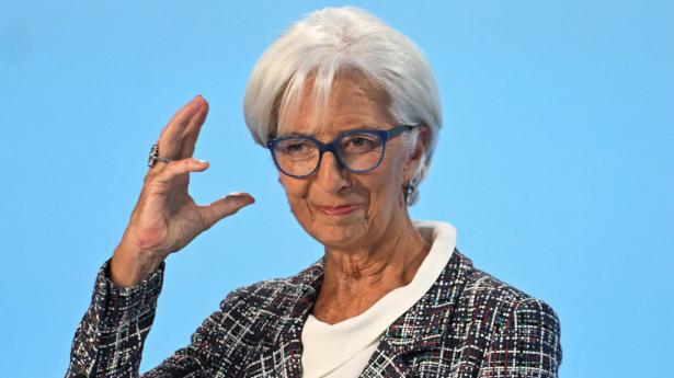 ECB holdt renten i ro på torsdagens rentemøde, og centralbankchefen Christine Lagarde ville ikke love noget som helst, hvad angår fremtiden. Arkivfoto: Jana Rodenbusch/Reuters/Ritzau Scanpix