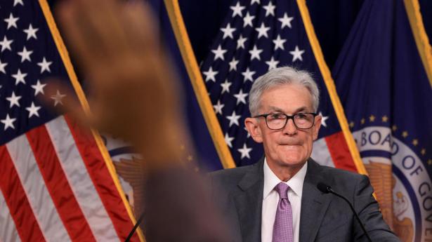 Jerome Powell står i spidsen for den amerikanske centralbank, Federal Reserve. Kongetallet er et vigtigt nøgletal for centralbankens rentebeslutninger. Foto: Kevin Mohatt/Reuters/Ritzau Scanpix