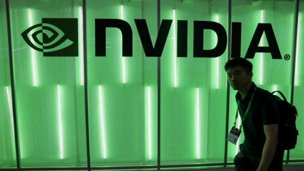 De amerikanske aktier vendte igen snuden ned onsdag efter en grøn start på dagen. Nvidia var et af de selskaber, der fik en kæberasler. Arkivfoto: Ann Wang/Reuters