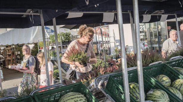 Der er atter råd til lidt flere varer i supermarkedet for mange danskere, fordi lønnen igen stiger hurtigere end priserne.. Arkivfoto: Michael Drost-Hansen/Ritzau Scanpix