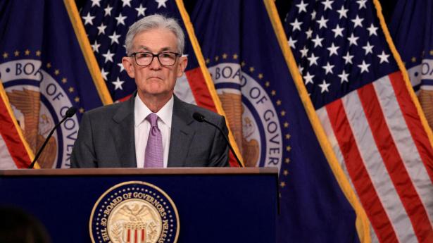 Jerome Powell står i spidsen for den amerikanske centralbank. Næste rentemøde afholdes om en måned i USA. Arkivfoto: Kevin Mohatt/Reuters/Ritzau Scanpix