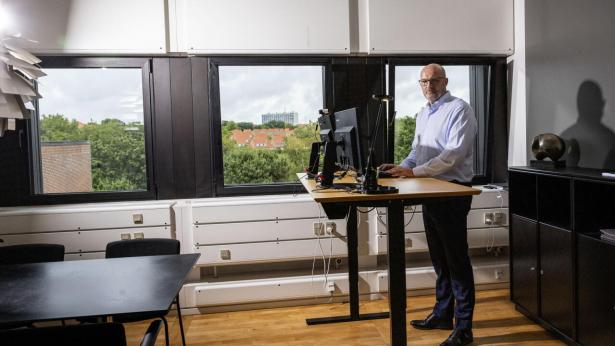 Jyske Bank topchef Lars S. Mørch leverede et resultat før skat, der var bedre end forventet for andet kvartal. Men det blev banken ikke belønnet for af investorerne. Arkivfoto: Simon Fals