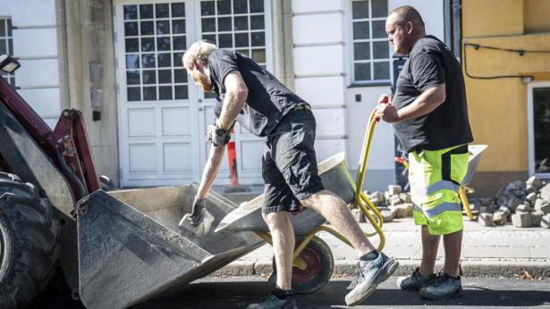 Som branche står byggeriet for mere end 40 pct. af den samlede CO2-udledning. Arkivfoto: Thomas Traasdahl/Ritzau Scanpix