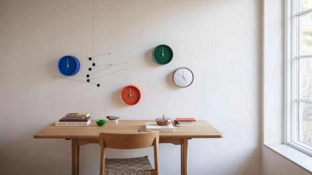Koppel-væguret fra Georg Jensen blev lanceret i 1978 og er designet af Henning Koppel .PR-foto