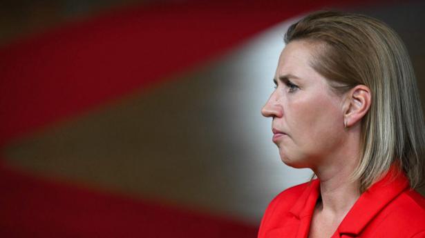 Statsminister Mette Frederiksen beklager ikke Israels drab på Hamas’ leder. Han var “hardcore terrorist”, lyder det fra den danske statsminister. Foto: Nicolas Tucat/Ritzau Scanpix