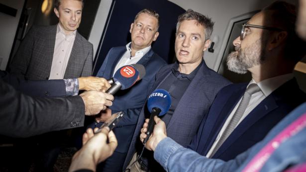 Borgerlige til møde i oktober, før de måtte forlade finanslovsforhandlingerne. Foto: Mads Claus Rasmussen/Ritzau Scanpix