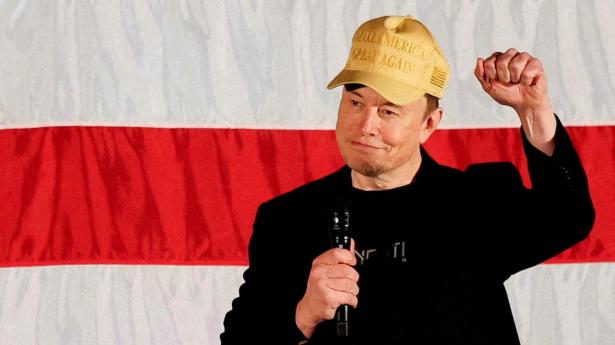 Telas, hvis ejer og grundlægger, Elon Musk, har støttet Trump frem mod valget, stiger 7,3 pct. til 344,24 dollar i formarkedet mandag. Arkivfoto: Rachel Wisniewski/Reuters/Ritzau Scanpix