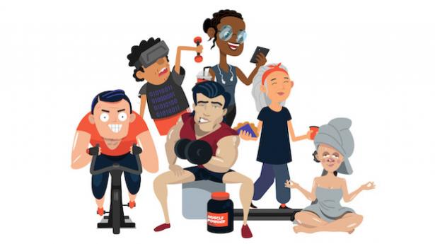 Nytårstrængsel i fitnesscenteret: Sådan ser dine kollegaer ud