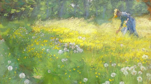 Fru Marie Krøyer i Haven paa Skagen (1892) af P.S. Krøyer blev solgt for 4 mio. kr. i år.